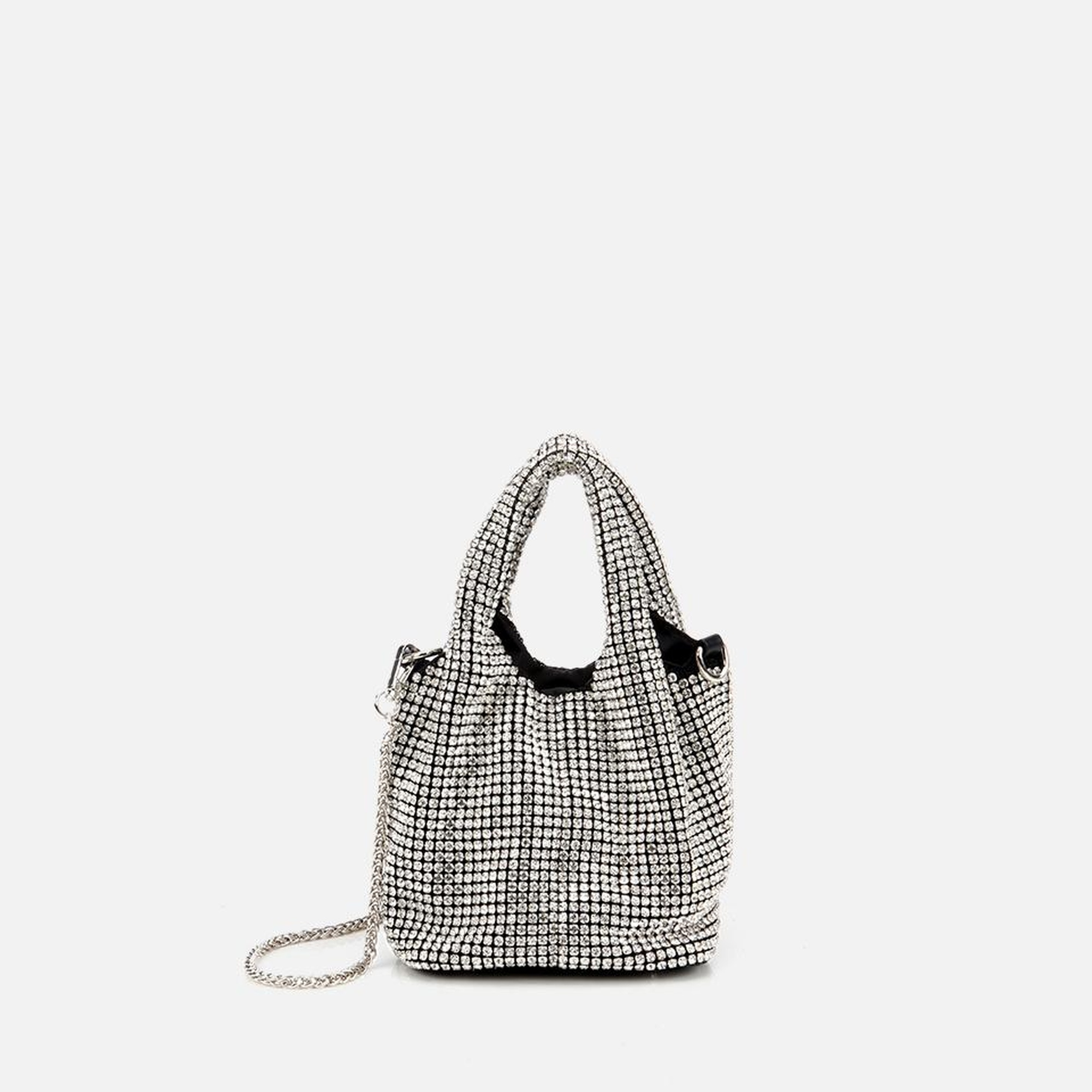 Kadın Siyah Taşlı Portföy Çanta