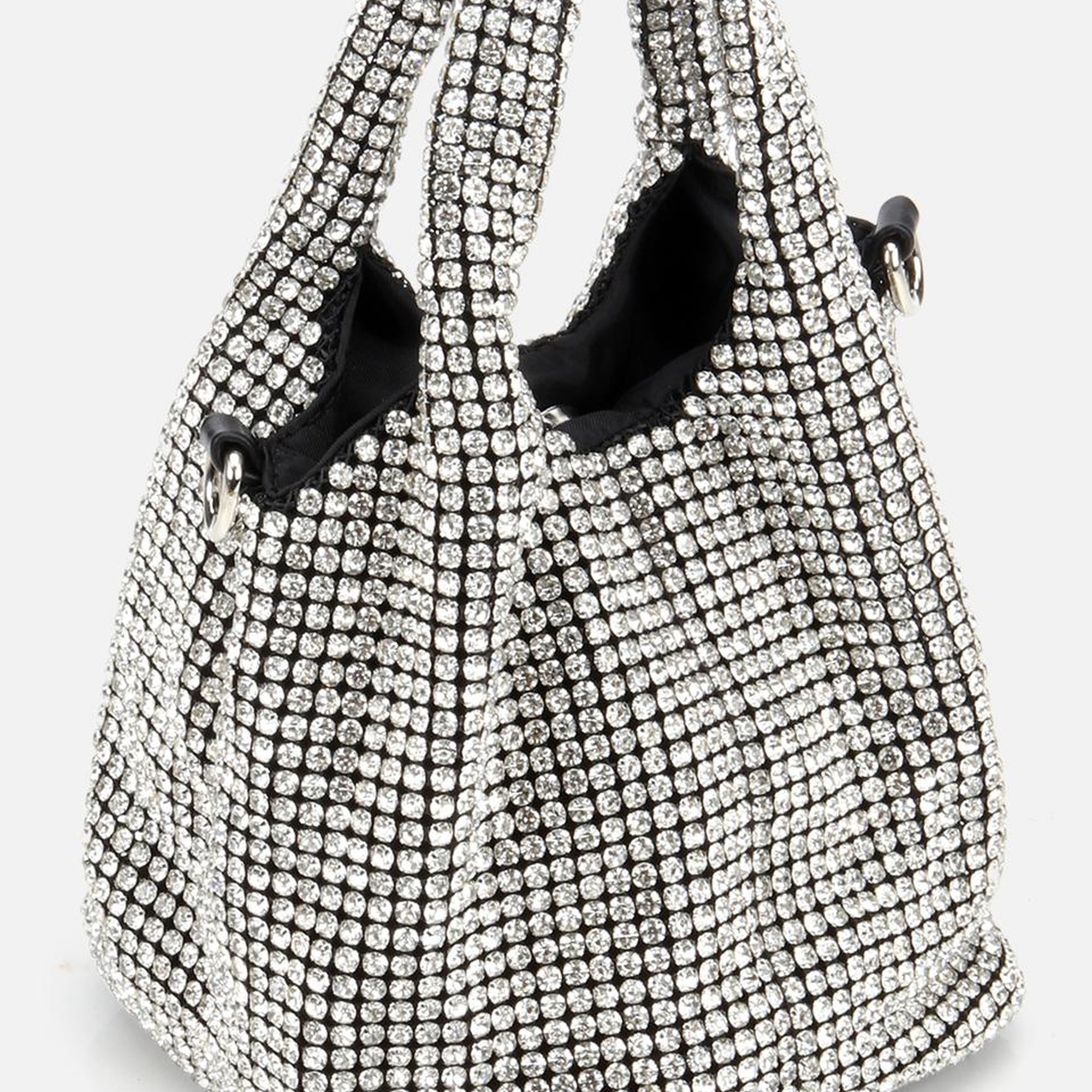 Kadın Siyah Taşlı Portföy Çanta