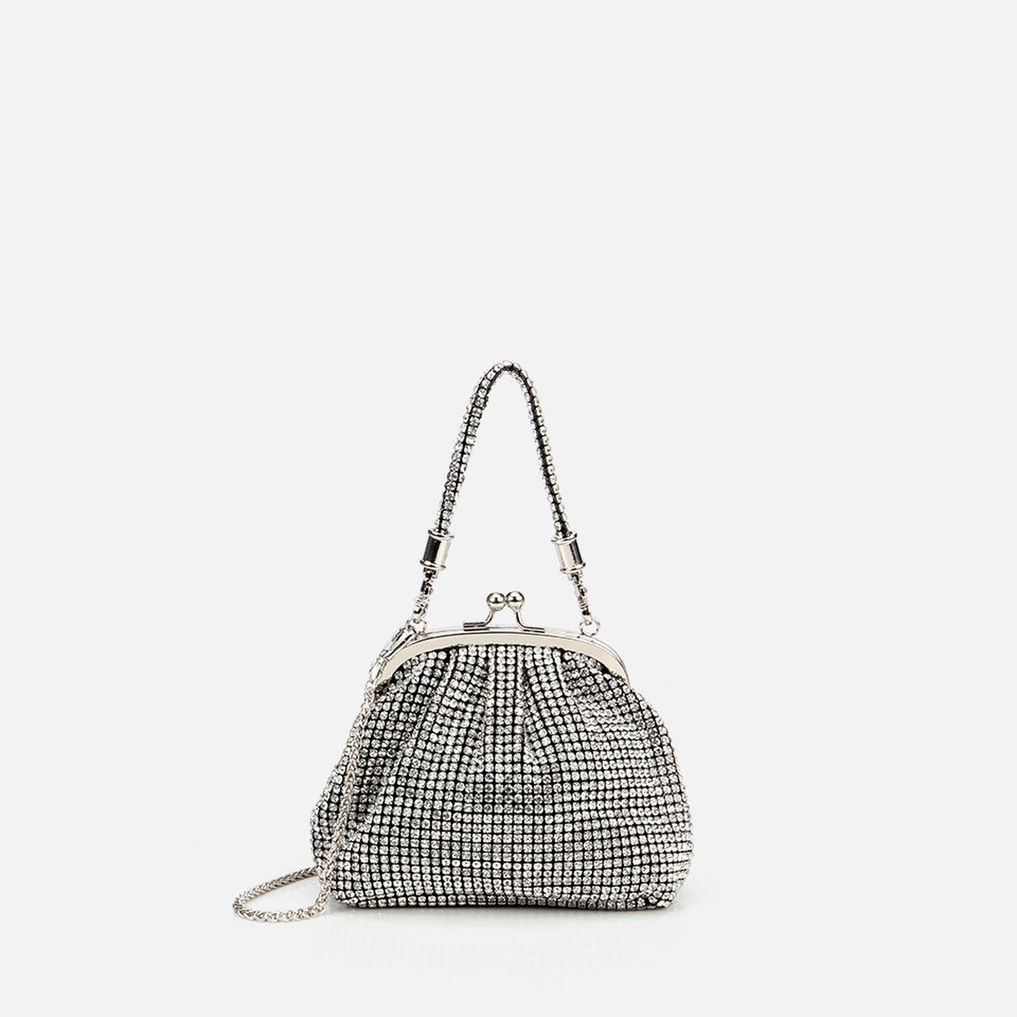 Kadın Lame Taşlı Portföy Çanta