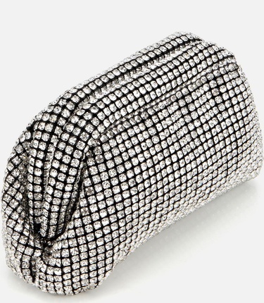  Kadın Siyah Taşlı Portföy Çanta