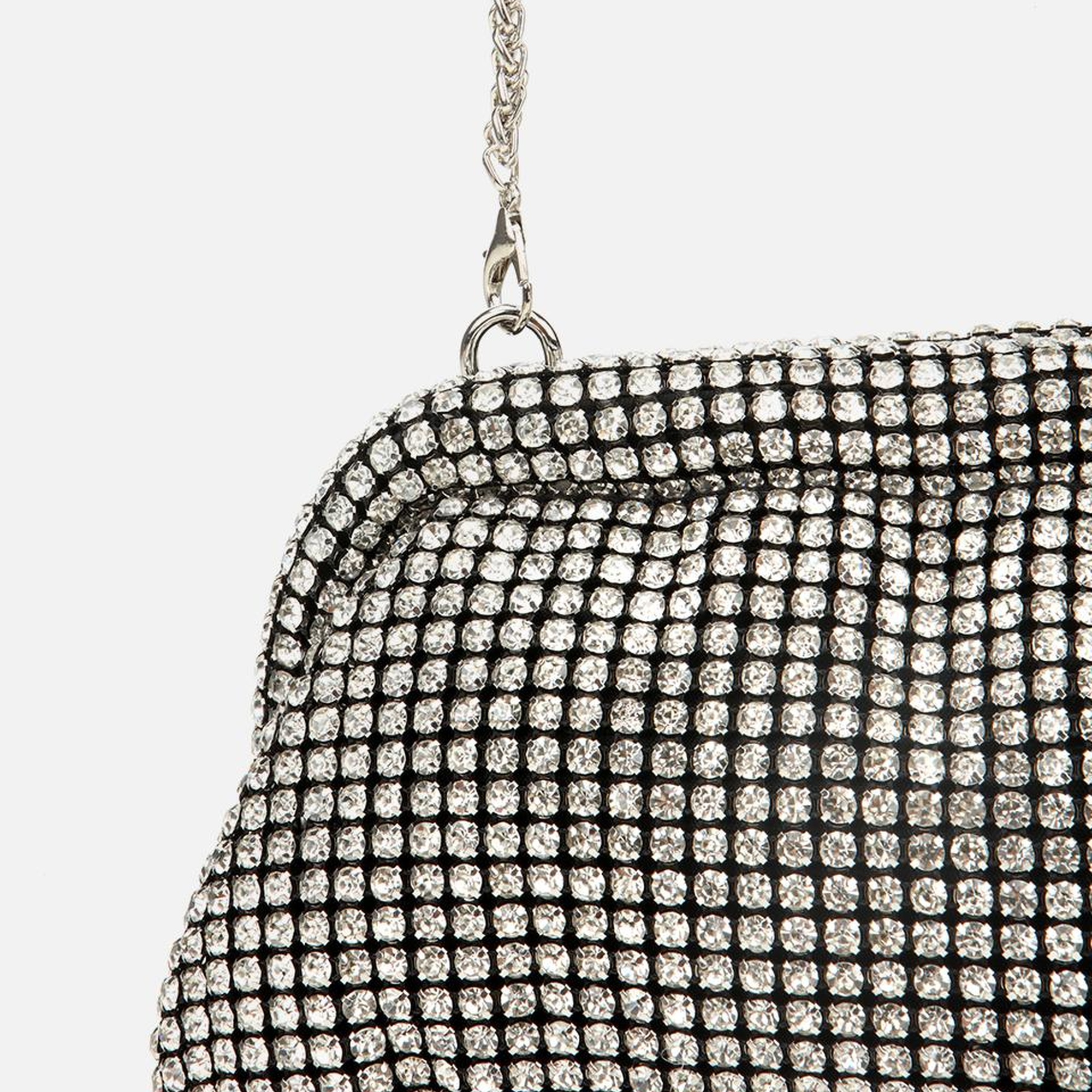 Kadın Siyah Taşlı Portföy Çanta