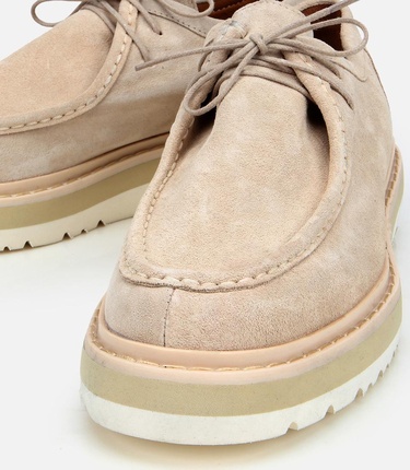  Erkek Süet Deri Bej Hafif Tabanlı Günlük Ayakkabı
