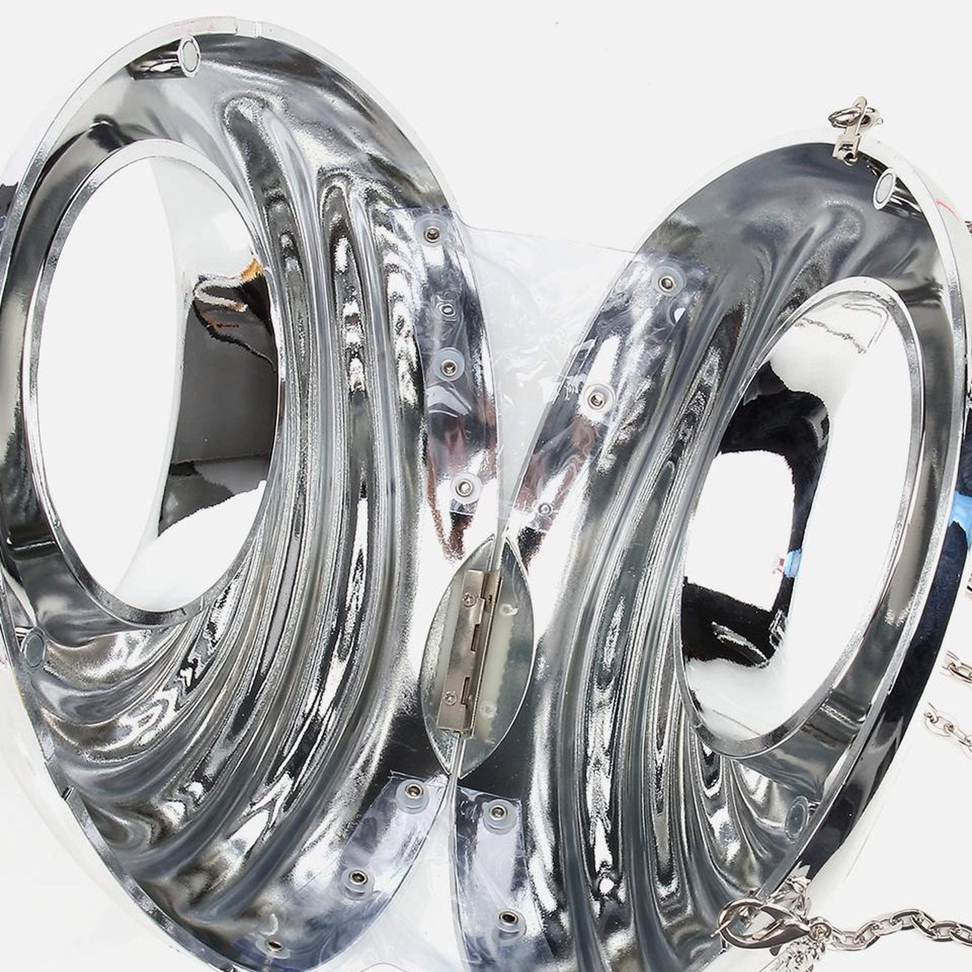 Kadın Lame Metalik Portföy Çanta