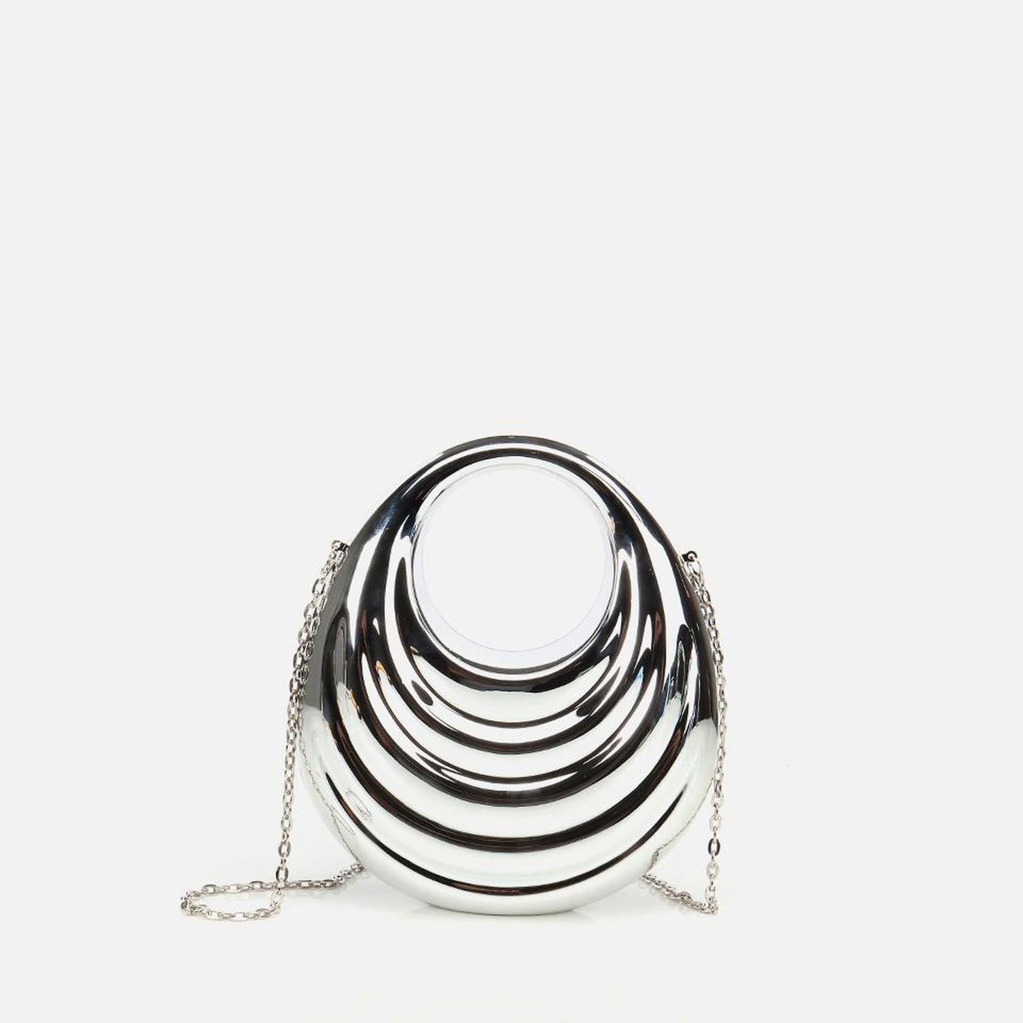 Kadın Lame Metalik Portföy Çanta