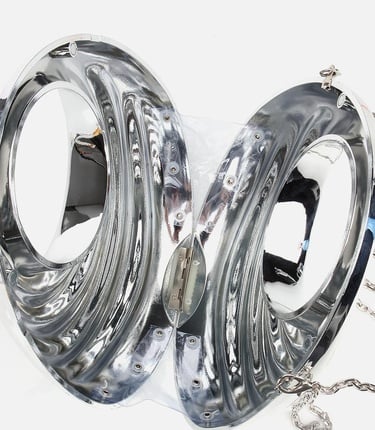  Kadın Lame Metalik Portföy Çanta