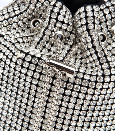  Kadın Lame Taşlı Portföy Çanta