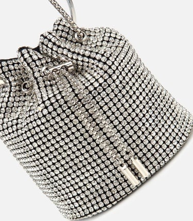  Kadın Lame Taşlı Portföy Çanta