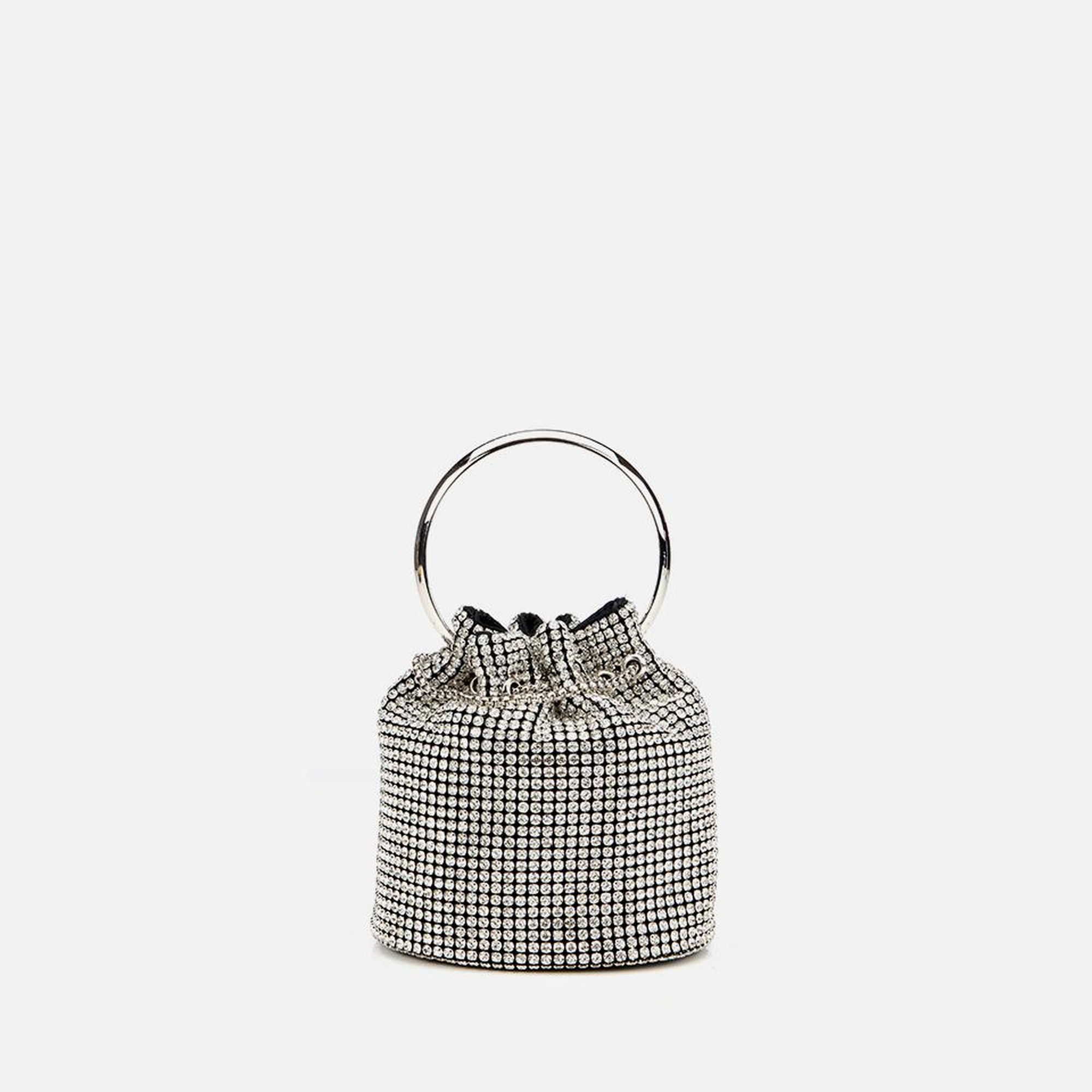 Kadın Lame Taşlı Portföy Çanta