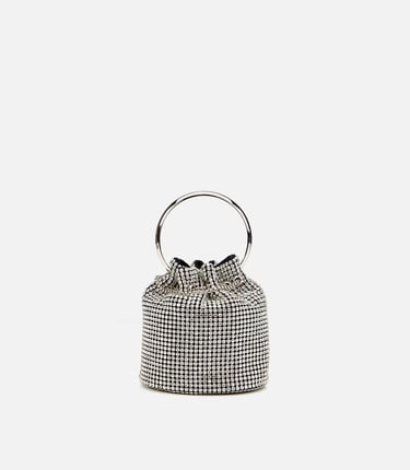  Kadın Lame Taşlı Portföy Çanta