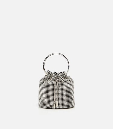  Kadın Lame Taşlı Portföy Çanta