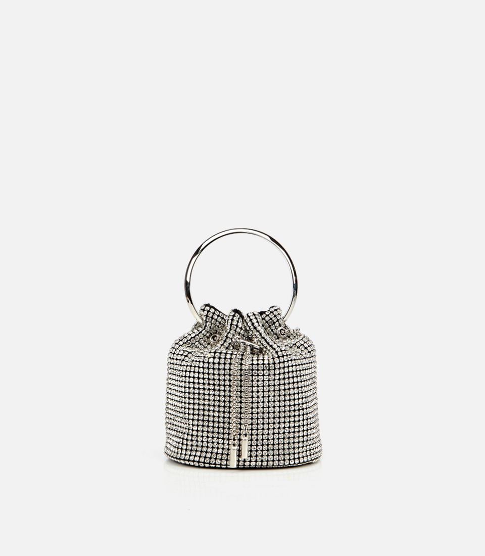  Kadın Lame Taşlı Portföy Çanta