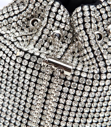  Kadın Lame Taşlı Portföy Çanta