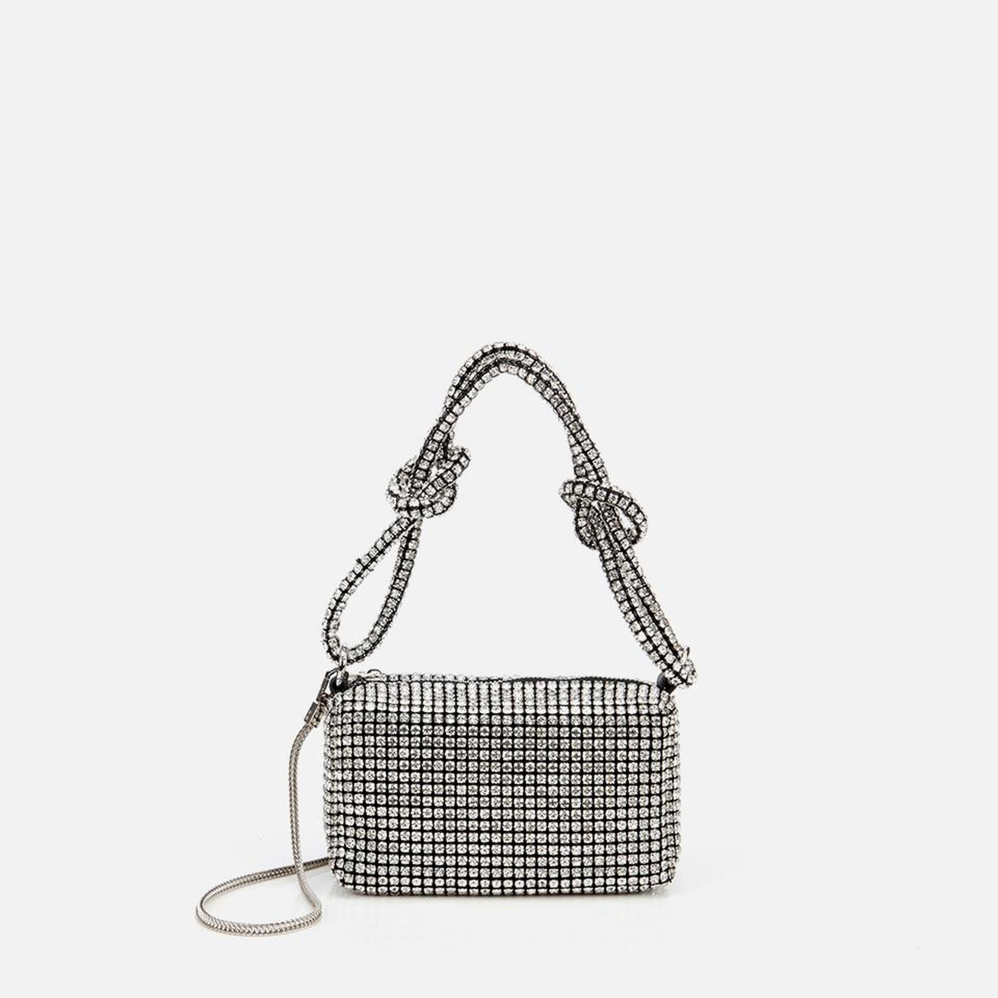 Kadın Siyah Taşlı Portföy Çanta