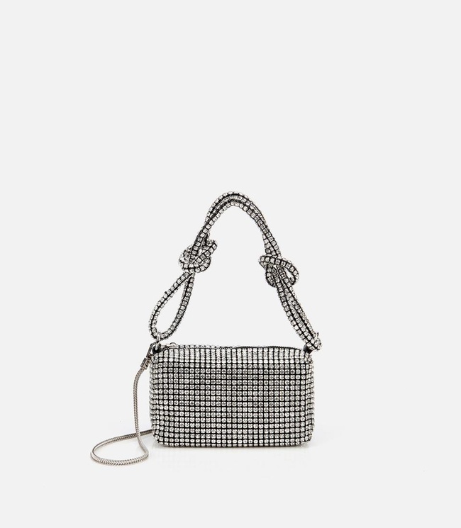  Kadın Siyah Taşlı Portföy Çanta