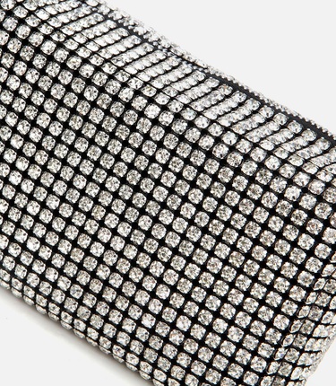  Kadın Siyah Taşlı Portföy Çanta