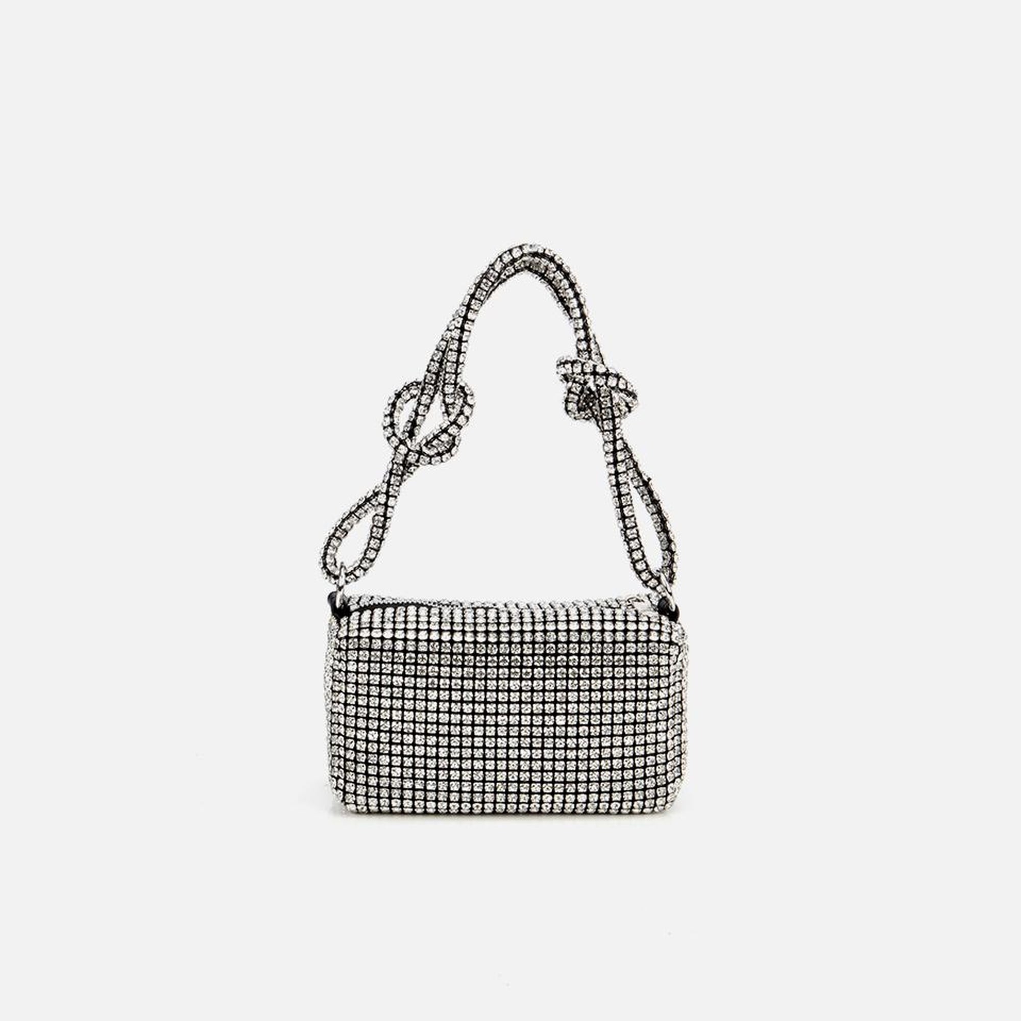 Kadın Siyah Taşlı Portföy Çanta