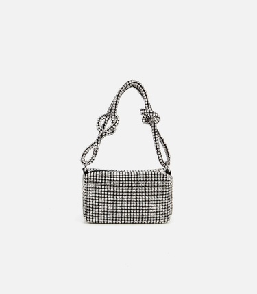  Kadın Siyah Taşlı Portföy Çanta