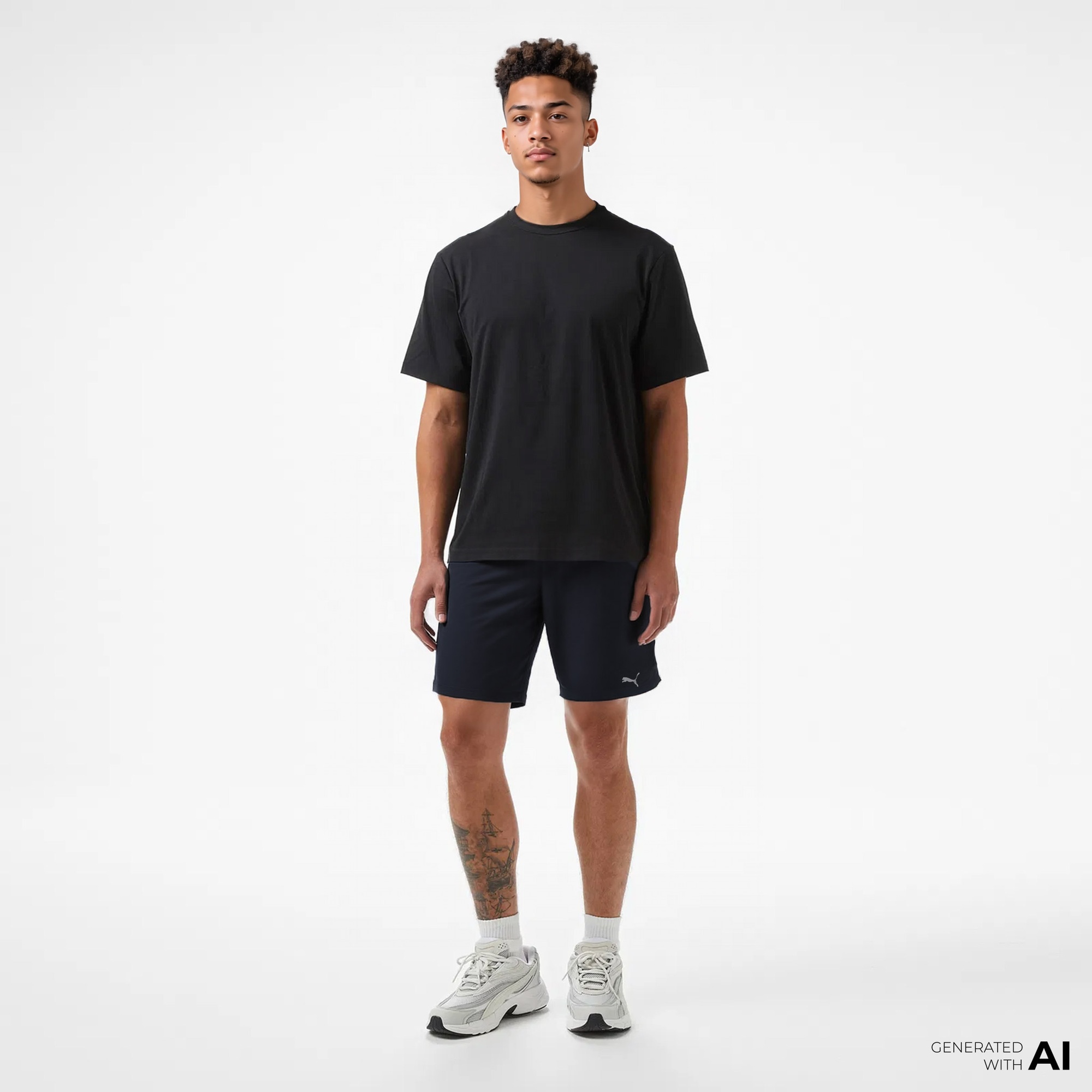 Puma Run Fav Velocıty 7 Unisex Siyah Günlük Şort