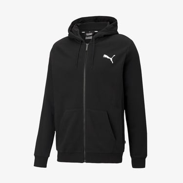 Puma Essentials Small Logo Fz Erkek Siyah Günlük Sweatshirt
