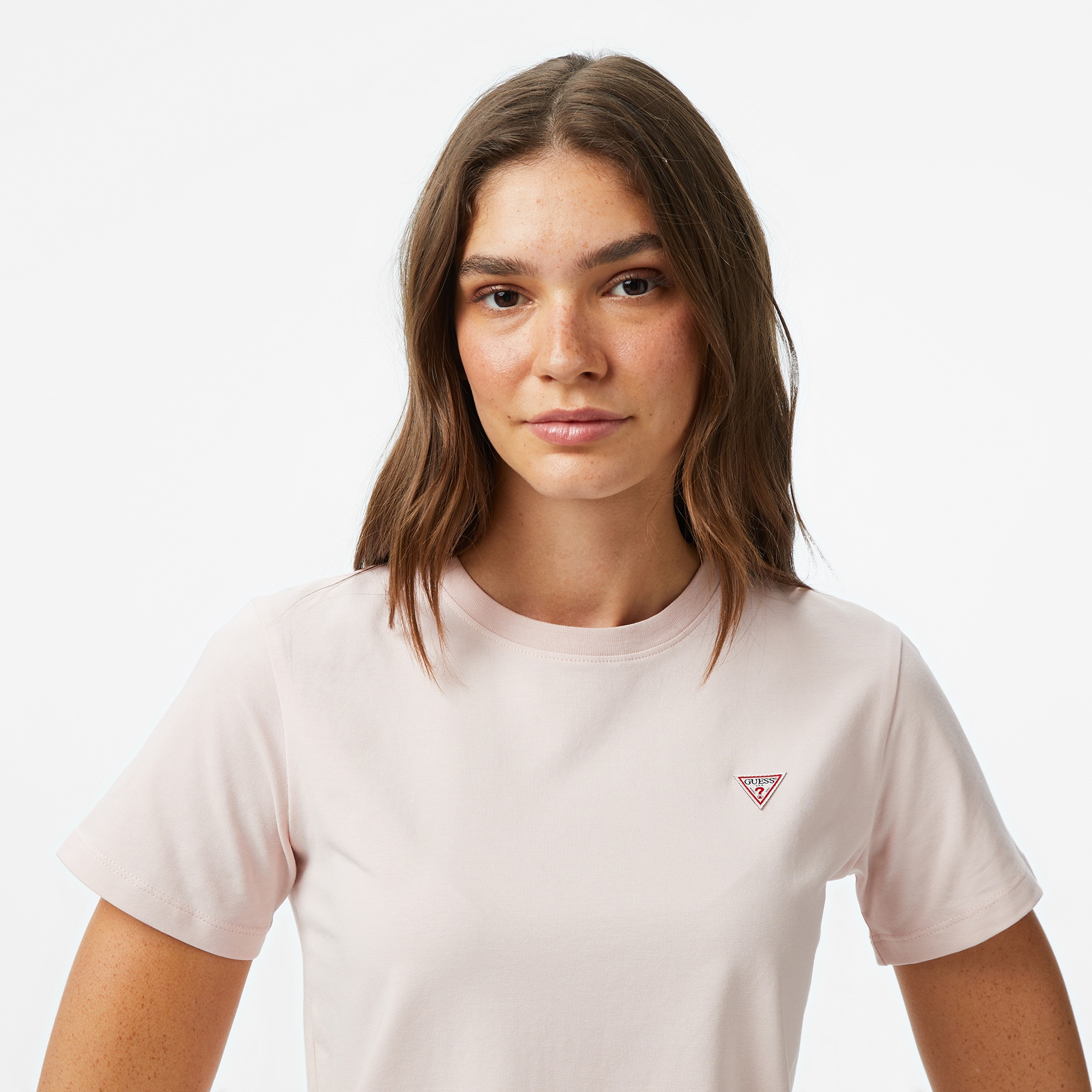 Guess Kadın Pembe T-Shirt