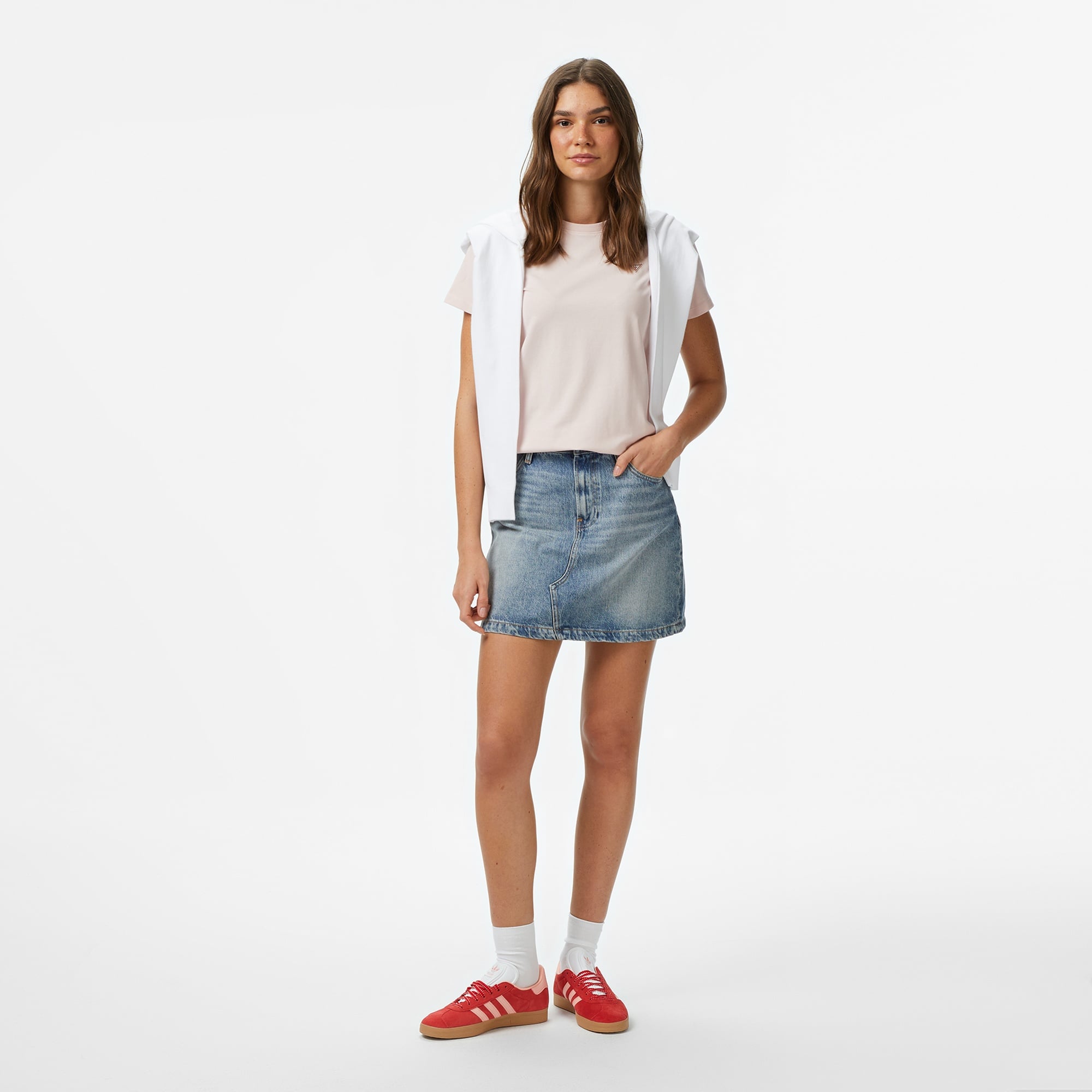 Guess Kadın Pembe T-Shirt