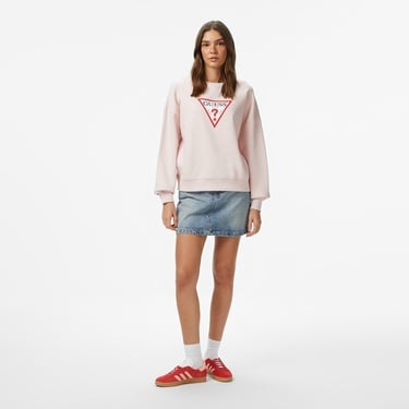  Guess Kadın Pembe Sweatshirt
