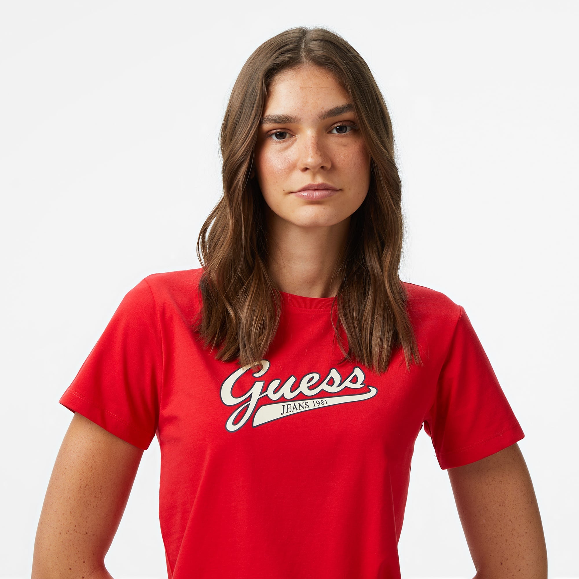 Guess Kadın Pembe T-Shirt