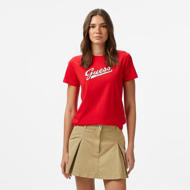  Guess Kadın Pembe T-Shirt