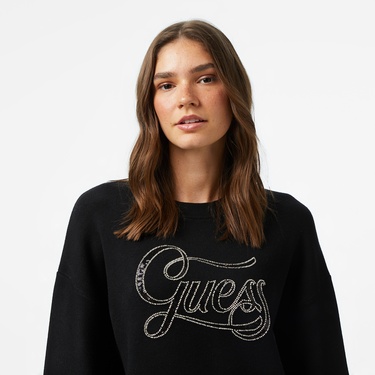  Guess Kadın Siyah Triko