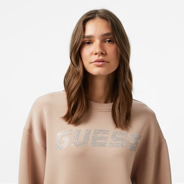  Guess Kadın Mavi Sweatshirt