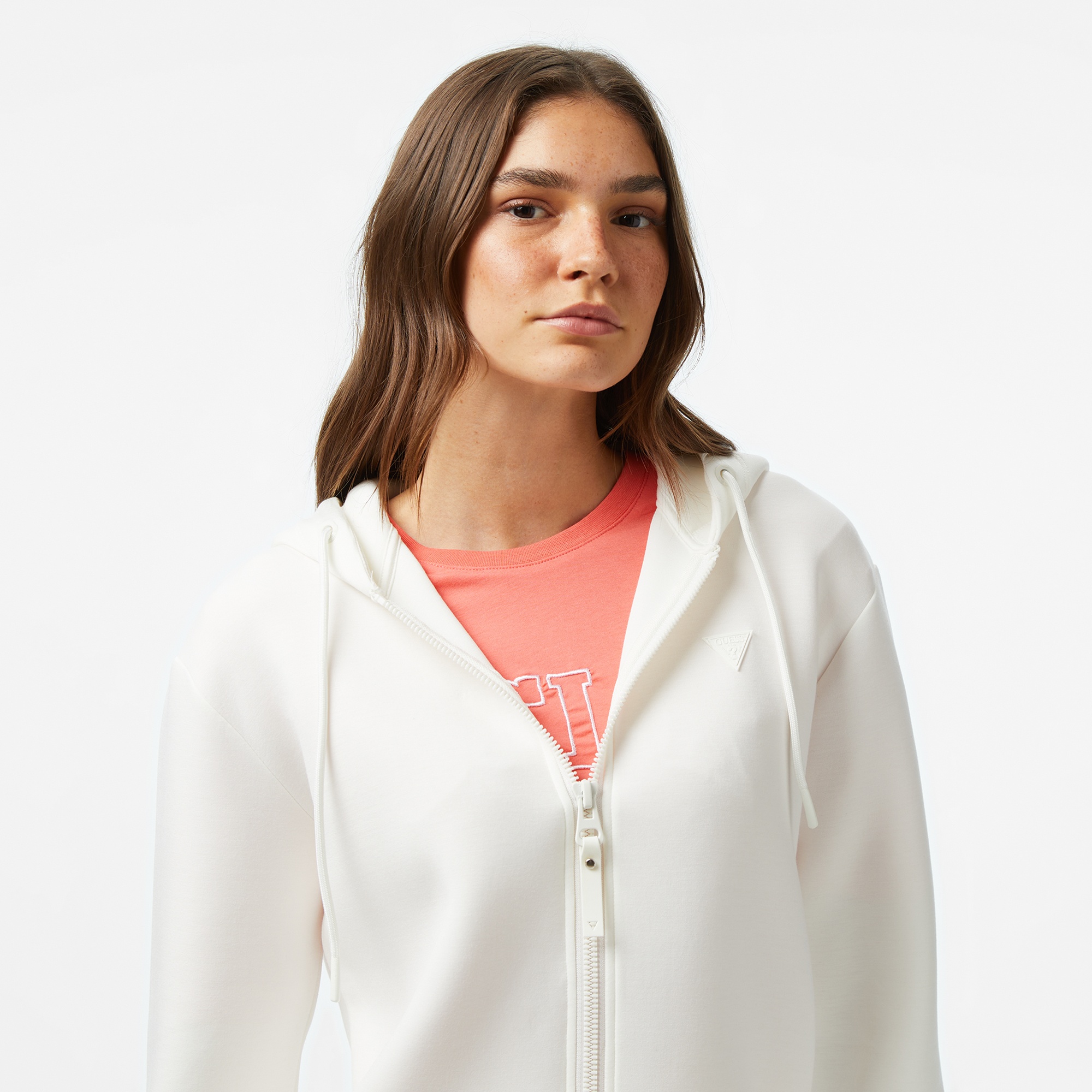 Guess Kadın Krem Sweatshirt