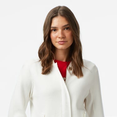  Liu Jo Kadın Beyaz Triko