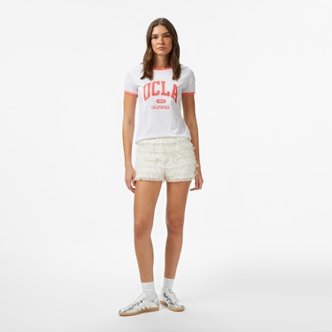  UCLA Savannah Kadın Beyaz T-Shirt