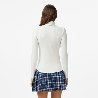  Tommy Hilfiger Slim 5X2 Roll Kadın Beyaz T-Shirt