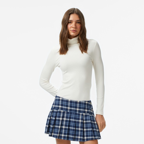  Tommy Hilfiger Slim 5X2 Roll Kadın Beyaz T-Shirt