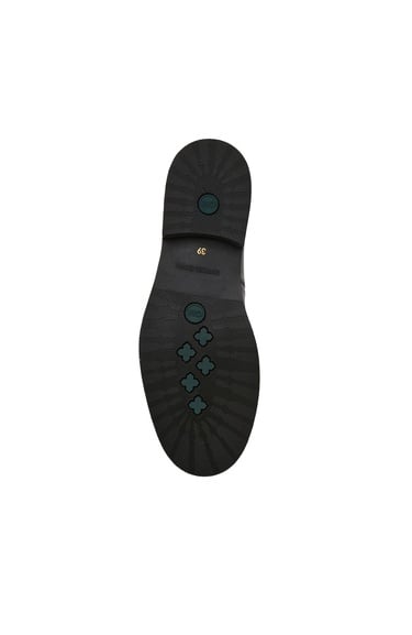  George Hogg Kadın Siyah Tokalı Deri Loafer