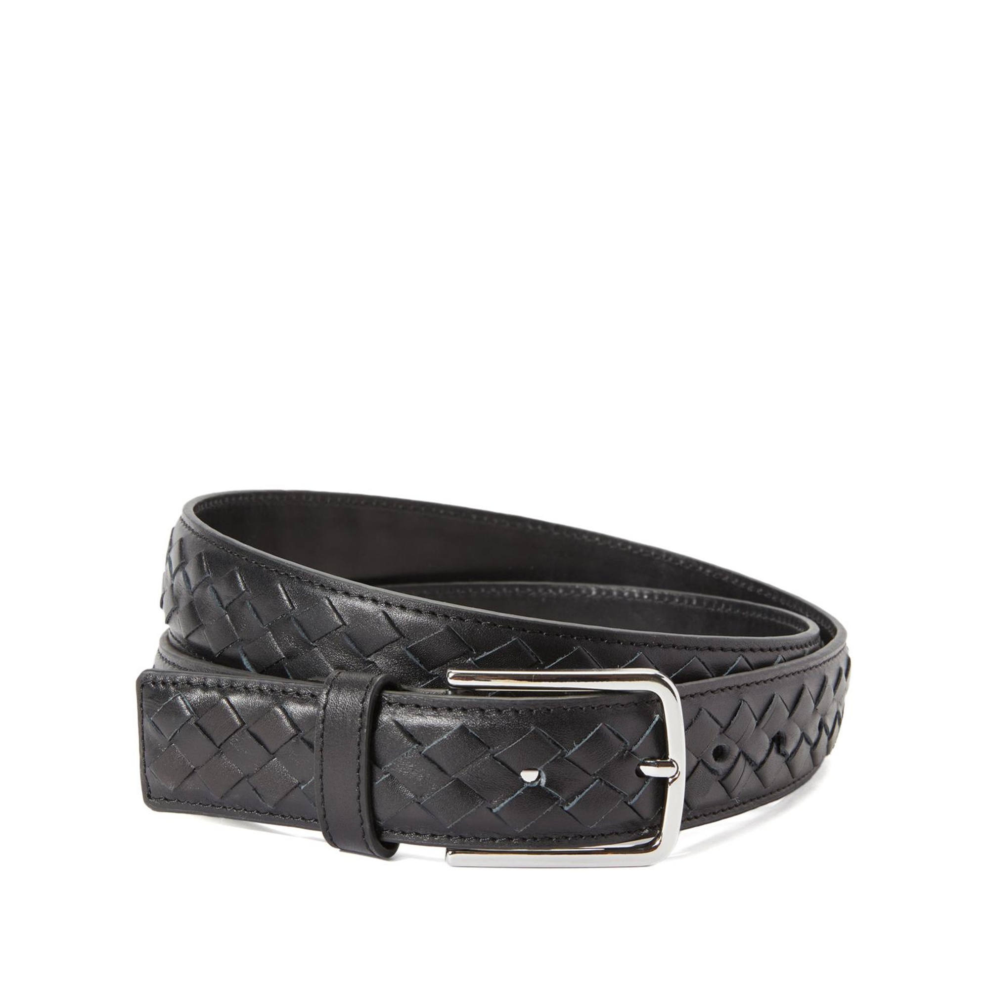 Network Erkek Siyah Deri Kemer