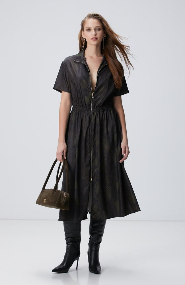  Network Kadın Haki Elbise