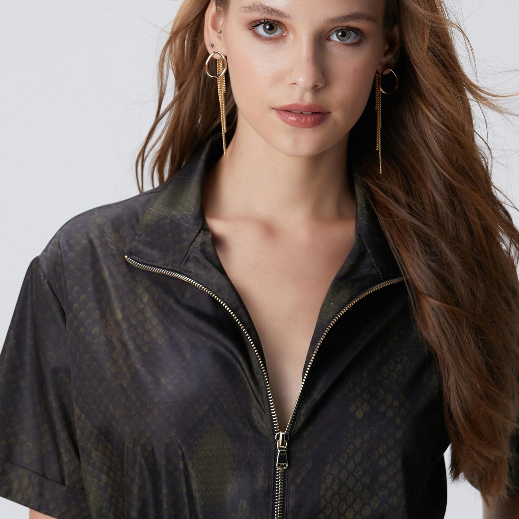 Network Kadın Haki Elbise