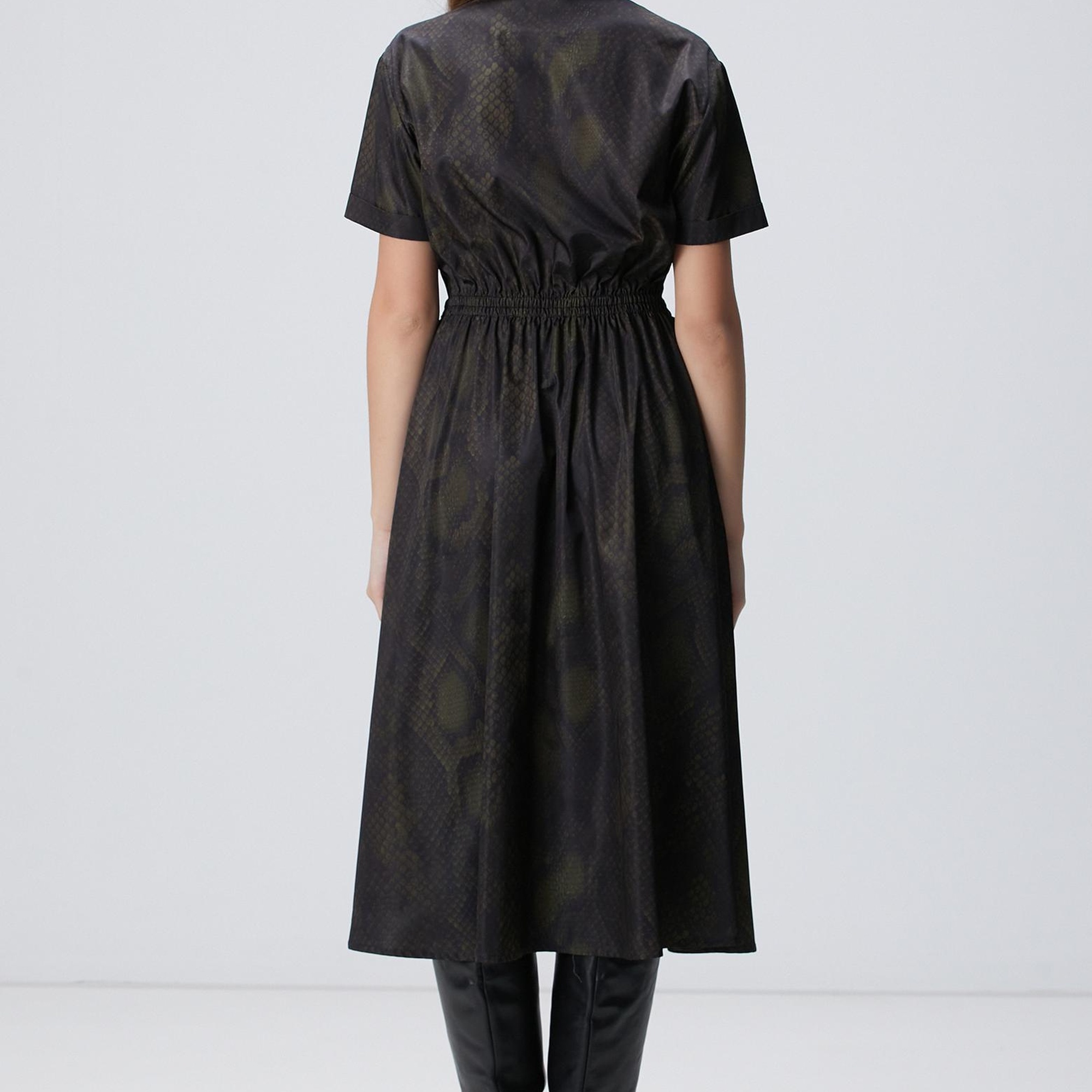 Network Kadın Haki Elbise