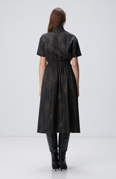  Network Kadın Haki Elbise