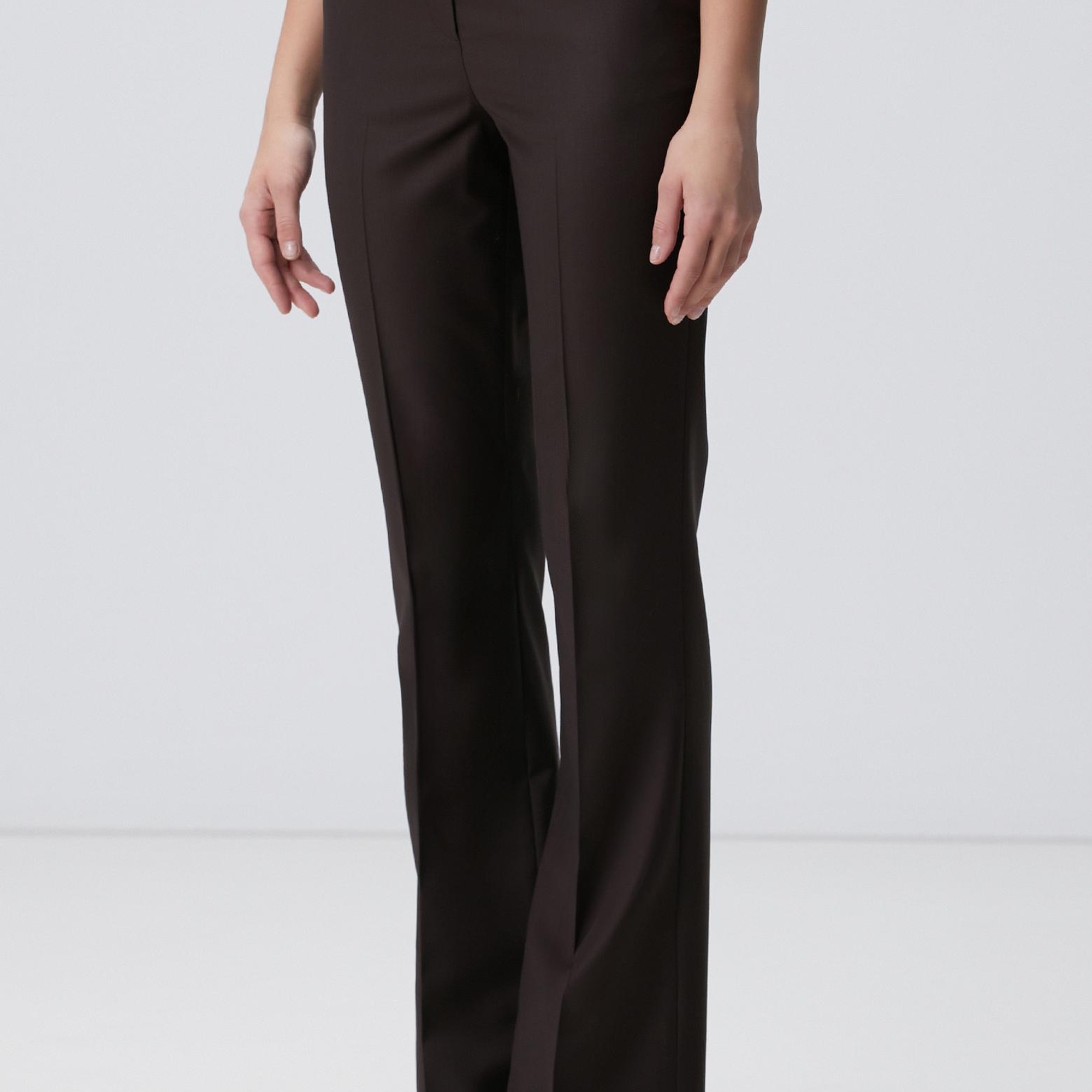 Network Kadın Acı Kahve Yün Karışımlı Pantolon