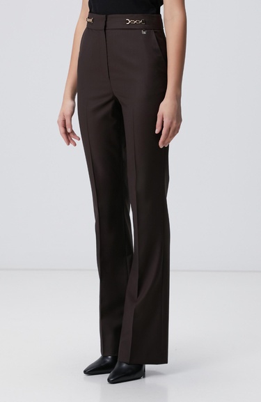  Network Kadın Acı Kahve Yün Karışımlı Pantolon