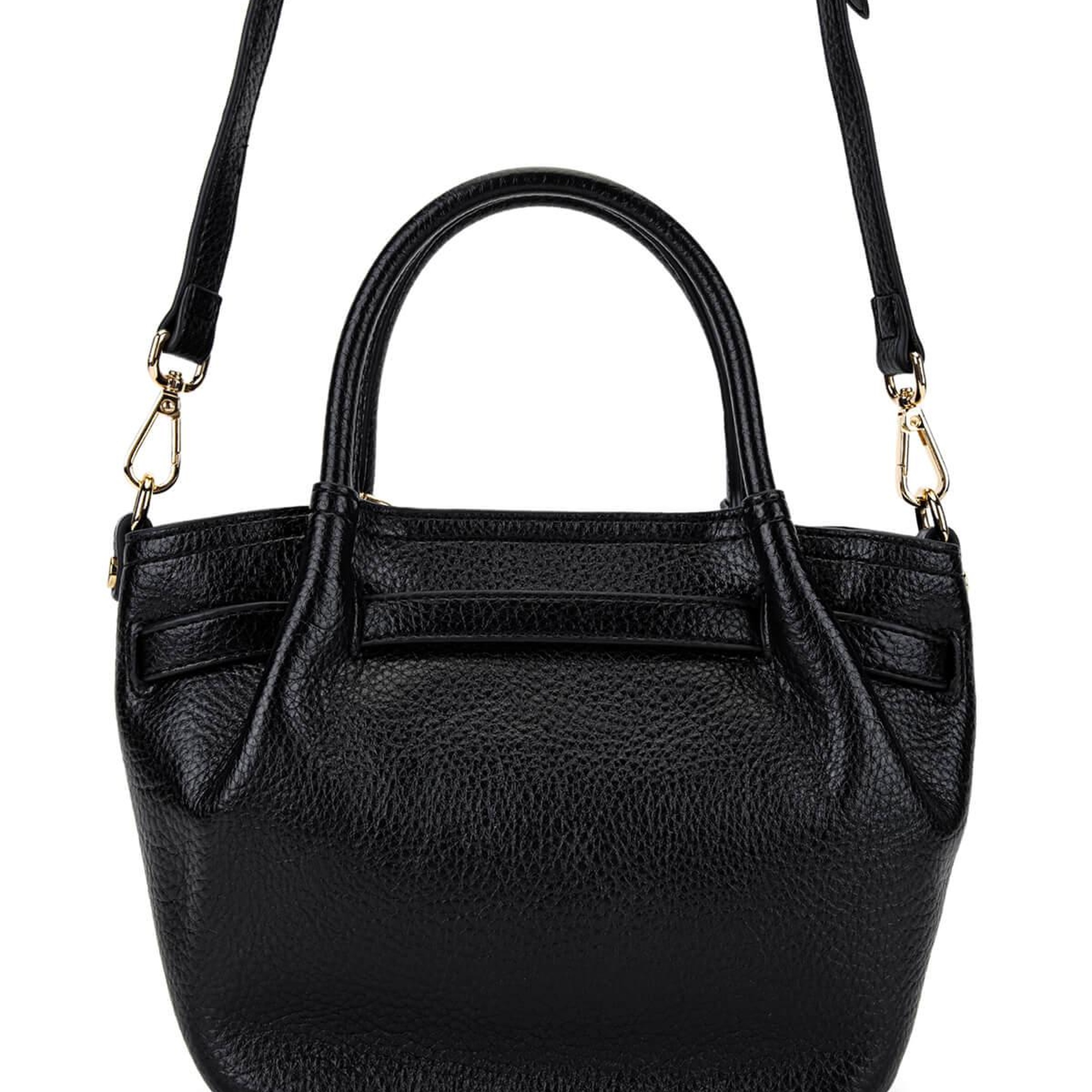 Tamer Tanca Kadın Suni Deri Siyah Omuz Çanta