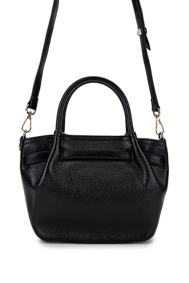  Tamer Tanca Kadın Suni Deri Siyah Omuz Çanta