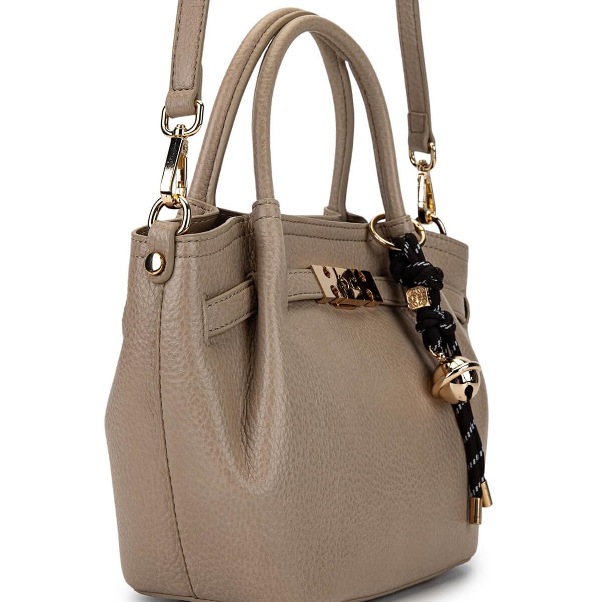 Tamer Tanca Kadın Suni Deri Taupe Omuz Çanta