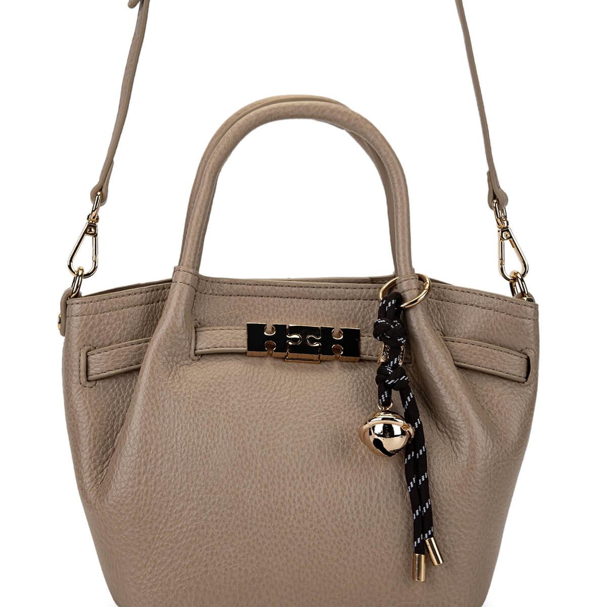 Tamer Tanca Kadın Suni Deri Taupe Omuz Çanta