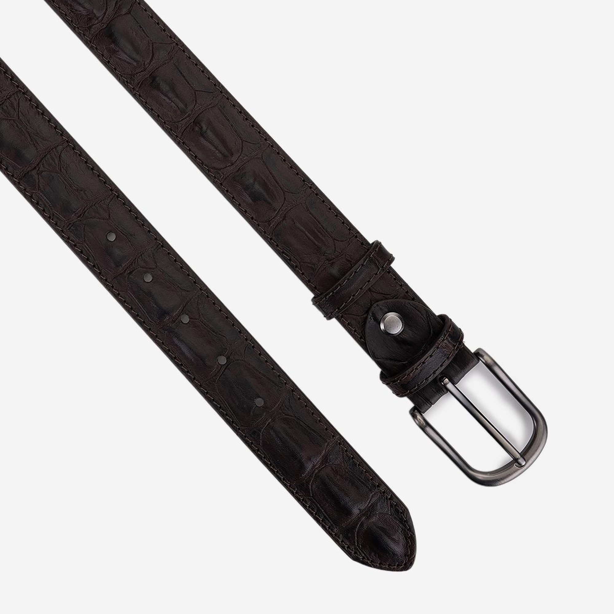 Valmenti Erkek Hakiki Deri KHV KROKO BSK Klasik Kemer