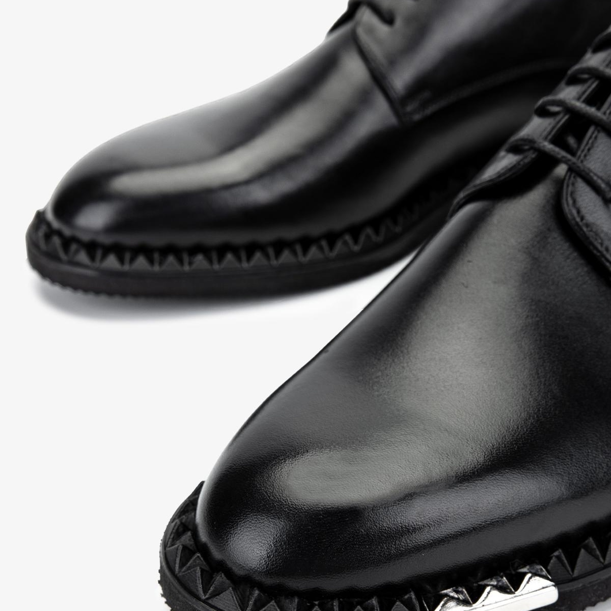 Valmenti Erkek Hakiki Deri Siyah Analin Klasik Ayakkabı