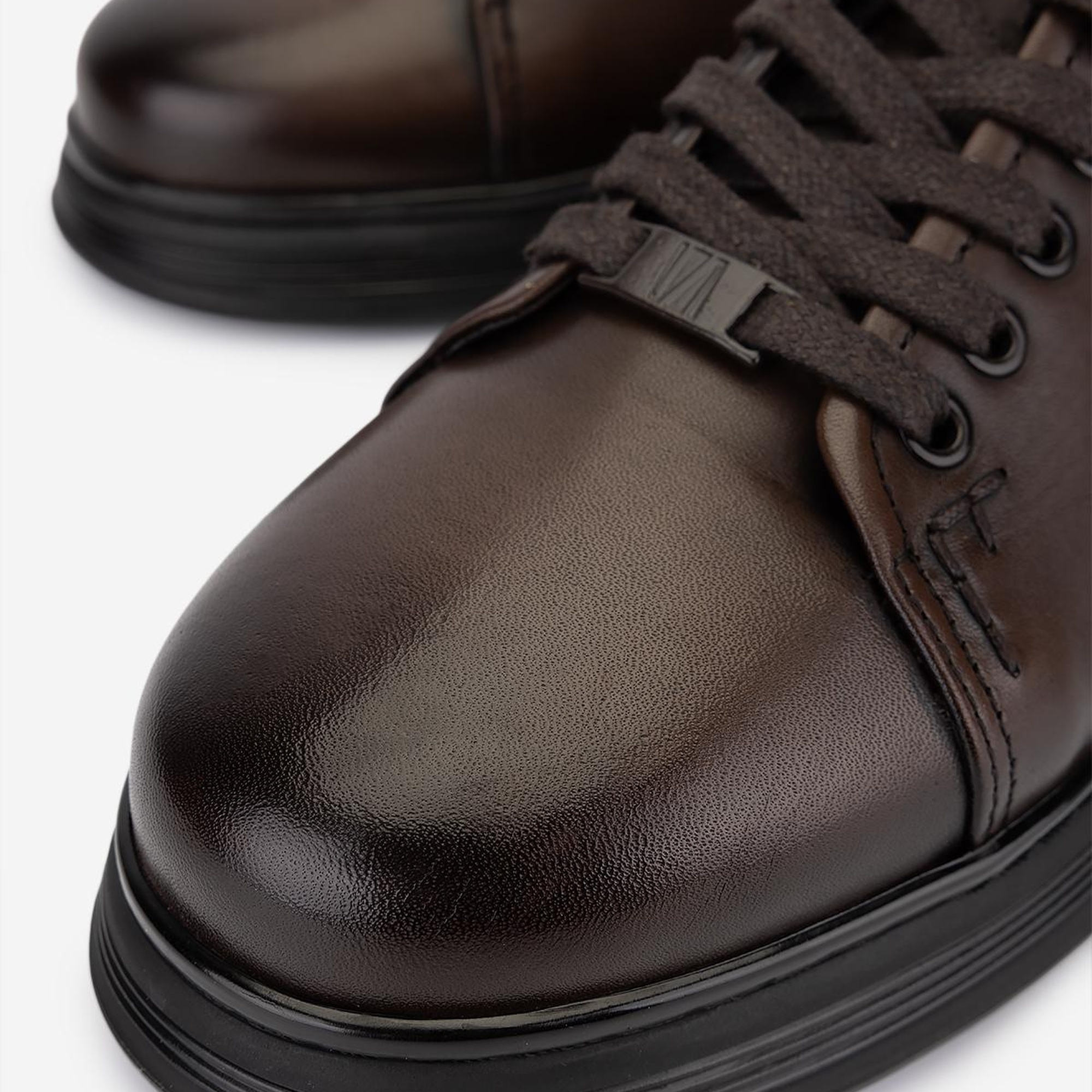 Valmenti Erkek Hakiki Deri Kahverengi Sneakers & Spor Ayakkabı